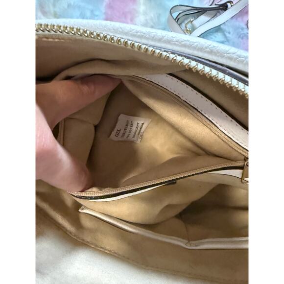 Steve Madden Straw Tote Natural White Crossbody Bag EUC - Picture 5 of 15